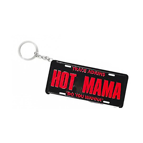 Keychain Hot Mama License Plate