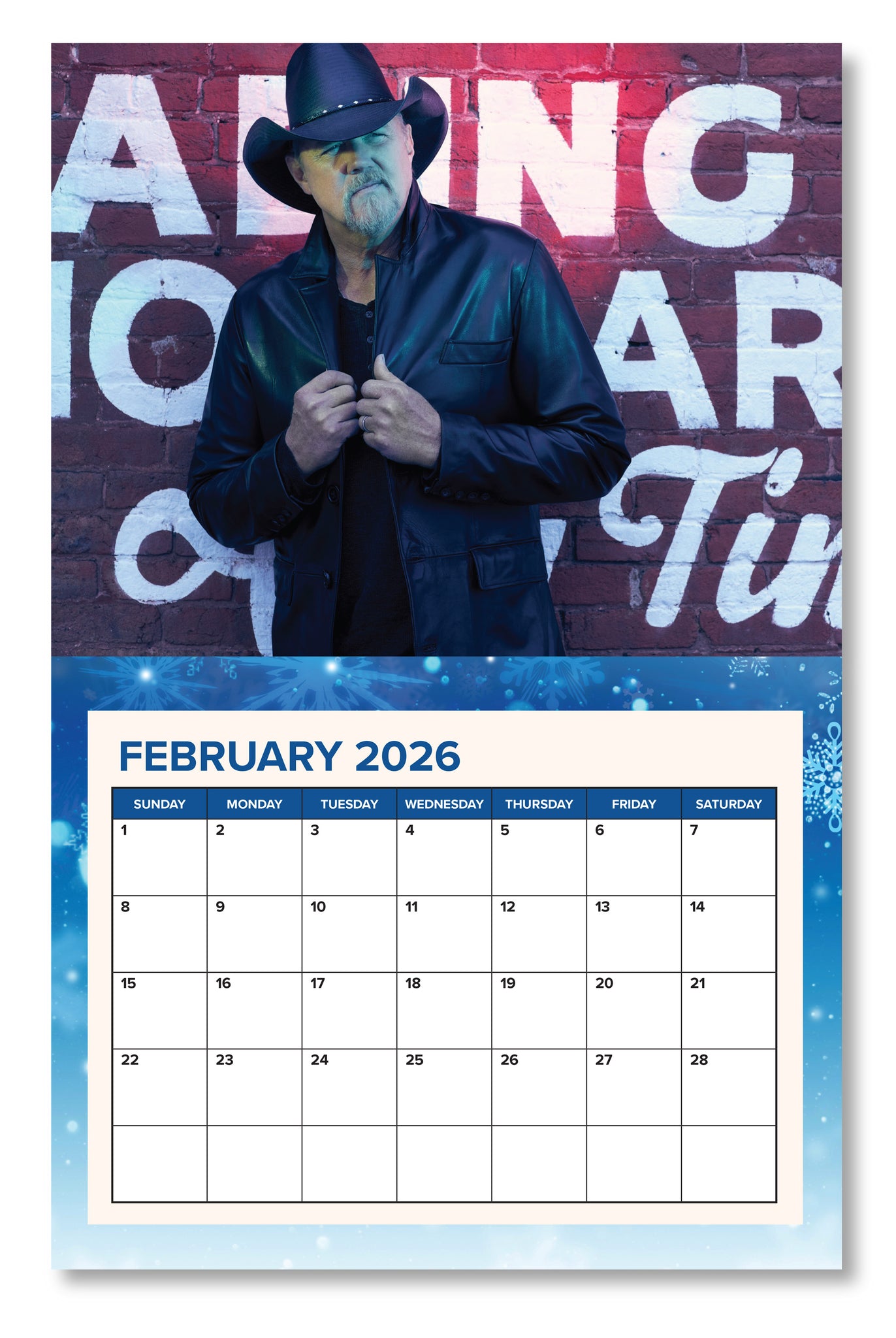 2026 Wall Calendar | Store | Trace Adkins