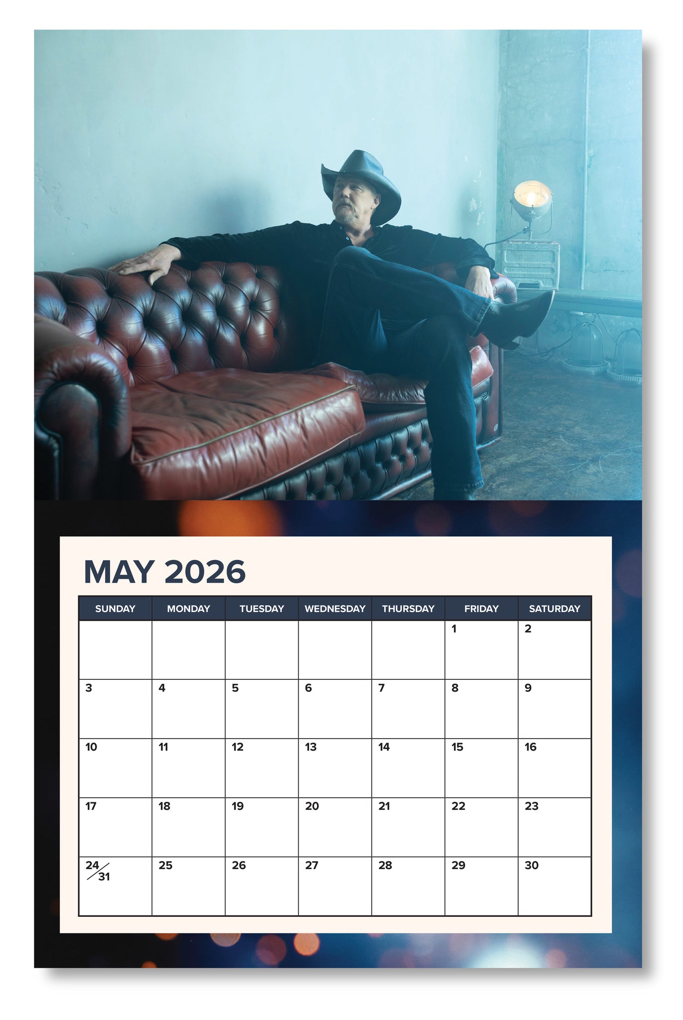2026 Wall Calendar | Store | Trace Adkins
