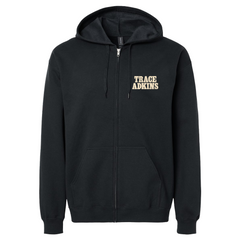 Hoodie Zip Black Eagle