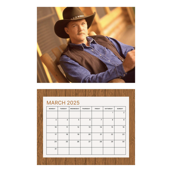2025 Wall Calendar Accessories Trace Adkins
