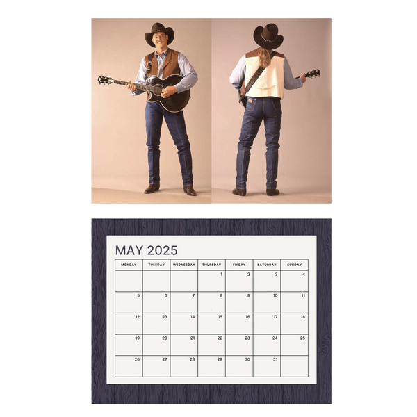 2025 Wall Calendar Accessories Trace Adkins